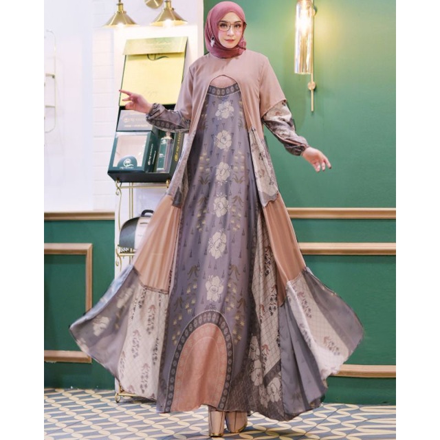 Gamis Kombinasi Baju Gamis Baju Gamis Wanita Baju Gamis Muslim Fashion Muslim
