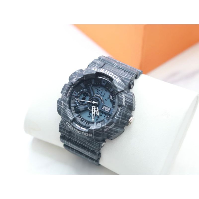 Jam Tangan Pria Casio G-Shock 110 Super Sport - Abu Abu