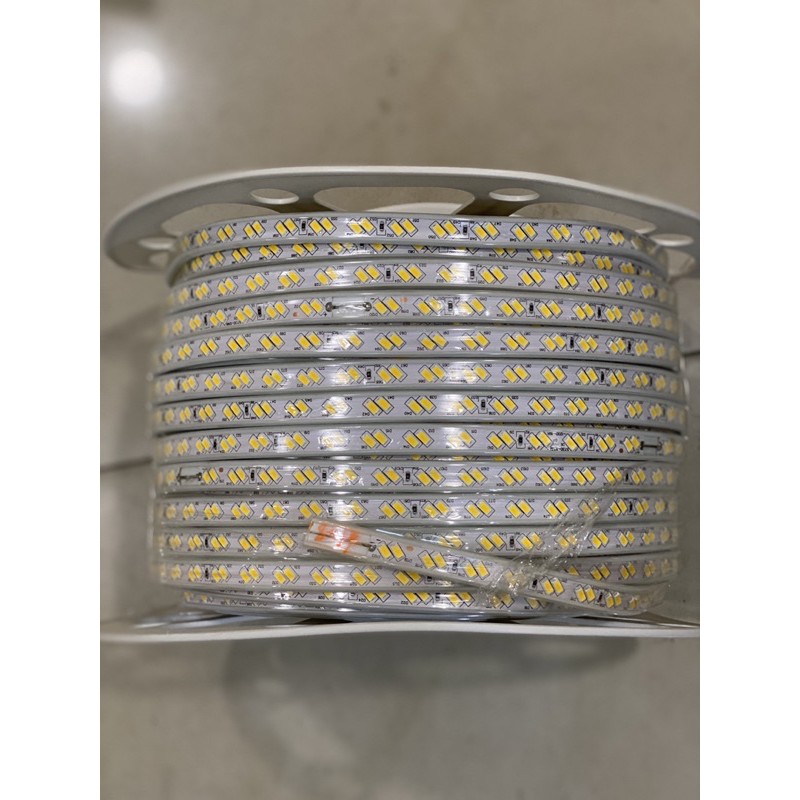 lampu led strip selang 5730 50m 100m lampu led strip selang mata double 100 meter outdoor 5730 drop 
