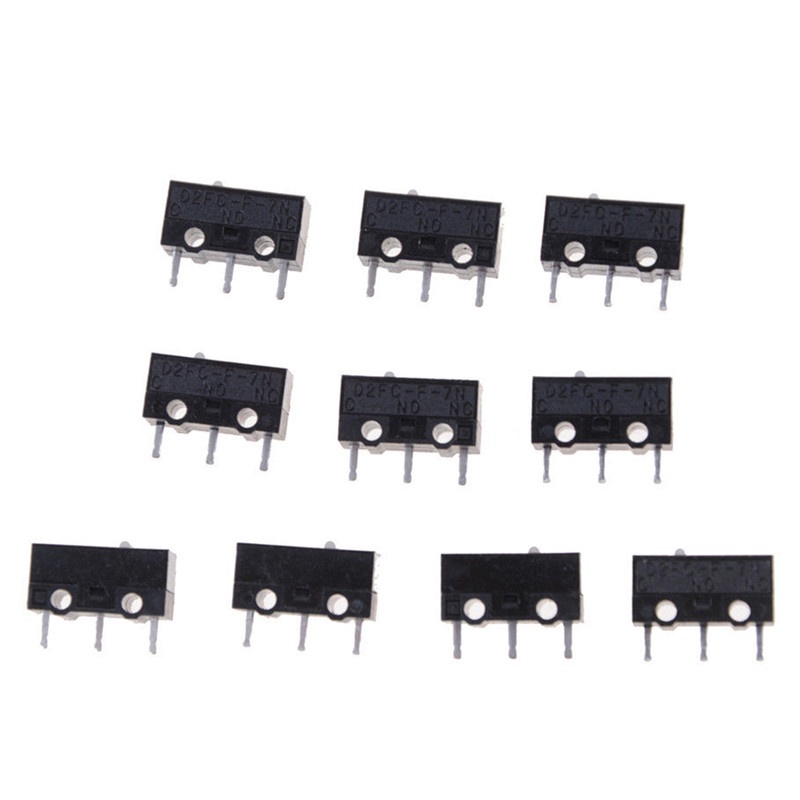 {LUCKID}5PCS Micro Switch Microswitch For OMRON D2FC-F-7N Mouse D2F-J Microswitch