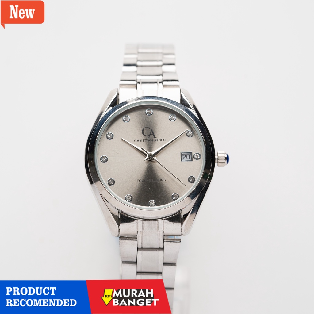 Jam analog wanita terbaik- Jam Tangan Wanita Christyan Arden FOUR SEASONS - WINTER (32mm)