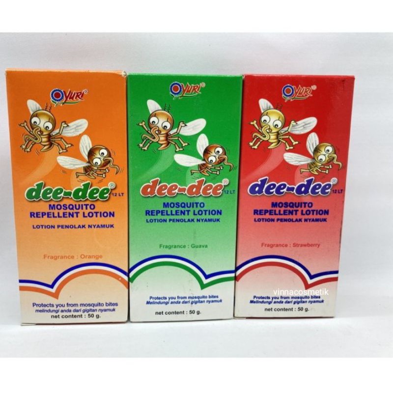 Dee Dee Lotion Nyamuk Isi 50 Gr Original 100%