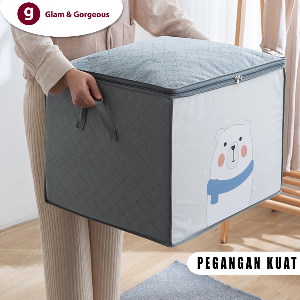 Tempat Penyimpanan TP007 Storage Box Baju Selimut Mainan Serbaguna