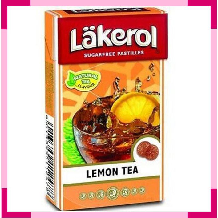 

Läkerol lemon tea sugar free pastilles 27 gra