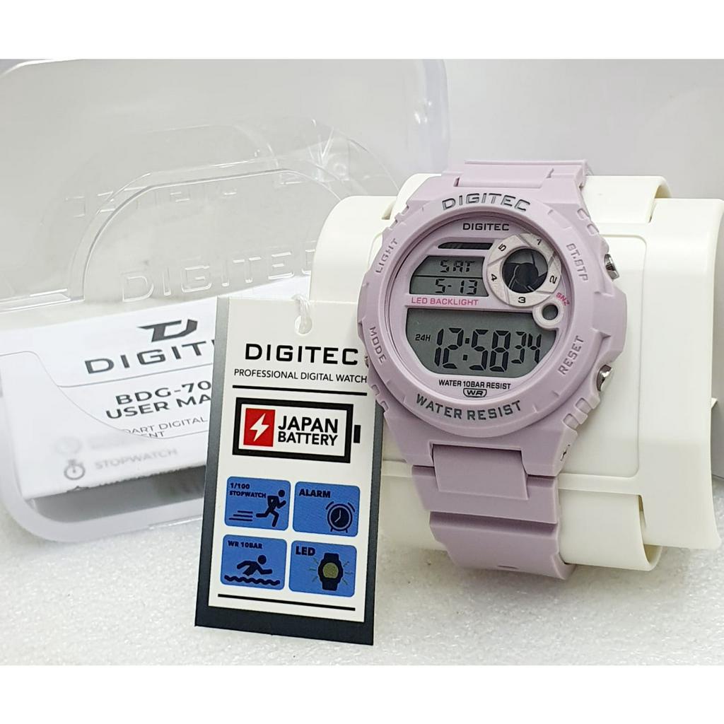 Jam Tangan Sport Digitec 7090 Digital Rubber Original Water Resistant Original Watch