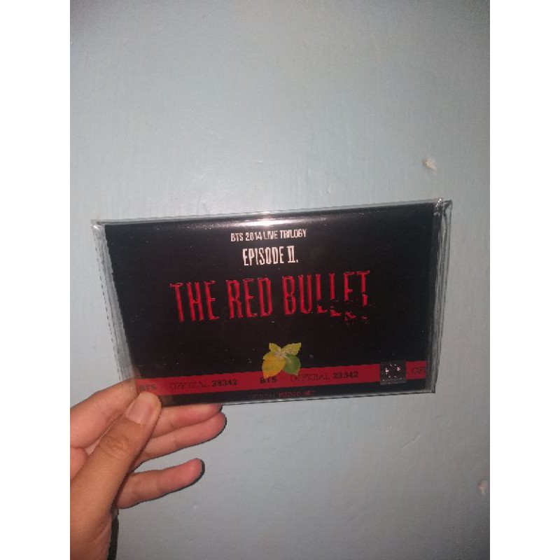 POSTCARD BTS THE RED BULLET