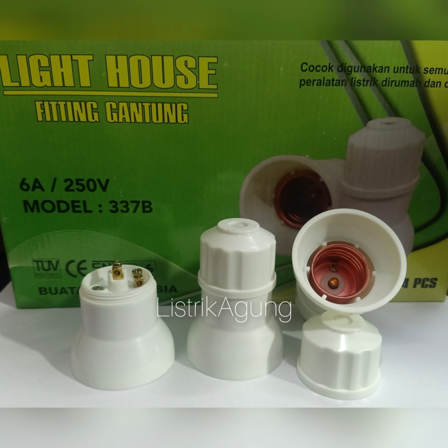 Fitting Gantung Jumbo Sou Sei Thoya Light House Fiting Jumbo Putih Grosir