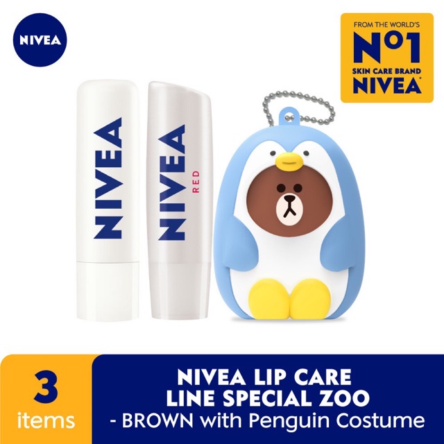 Nivea Lip Care Line Spesial Zoo Edition _