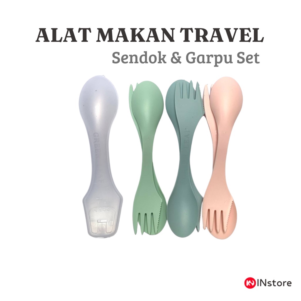 Sendok &amp; Garpu Set Untuk Travel