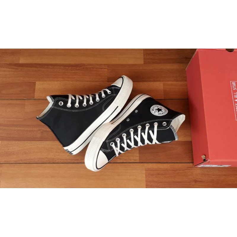CONVERSE 70S HI EGRET BLACK WHITE