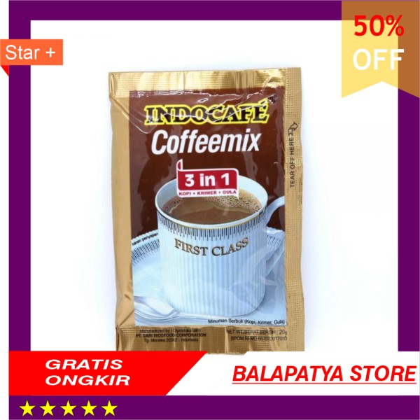 

CUMA HARI INI SAJA!!! 50 Off Indocafe Coffeemix 3 in 1 10 X20 gr