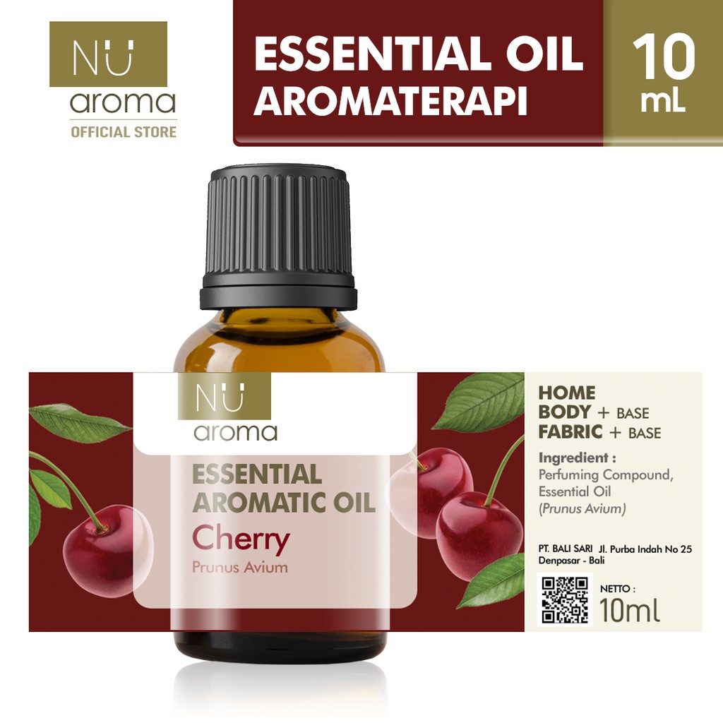 Nu Aroma Essential Aromatic Oil Cherry / Ceri