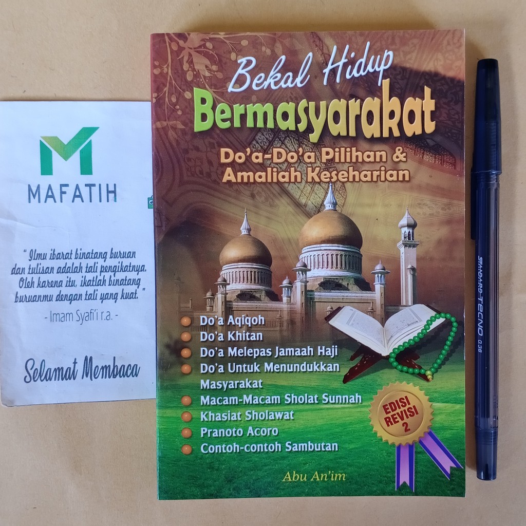 Buku Bekal Hidup Bermasyarakat - Doa-doa Pilihan & Amaliah Keseharian, MC, Pranoto Acoro Pranotocoro