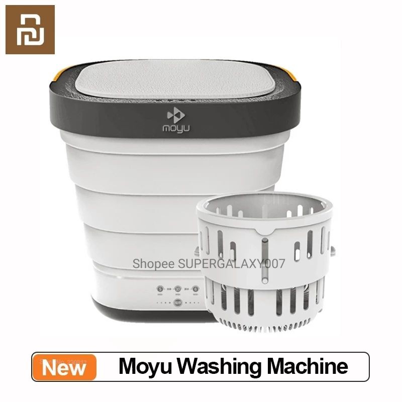 Moyu Travel Washing Machine Mesin Cuci Portable Mesin Cuci Lipat dan Pengering Dryer