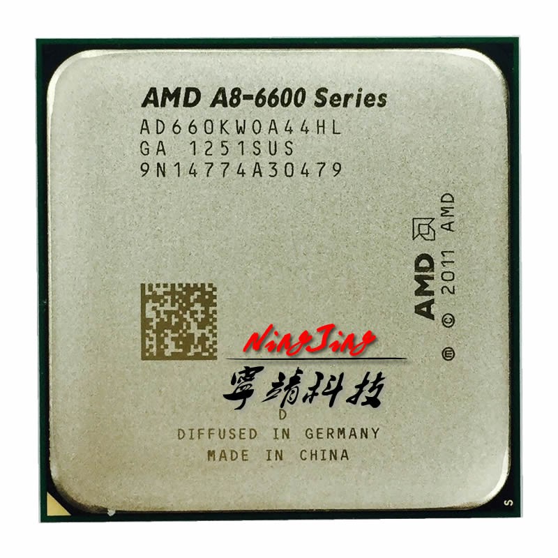 AMD A8-Series A8 6600K  A8 6600 3.9GHz Quad-Core CPU Processor AD660KWOA44HL Socket FM2