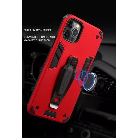 Hardcase overseas iphone 11 pro max stand with metal clip