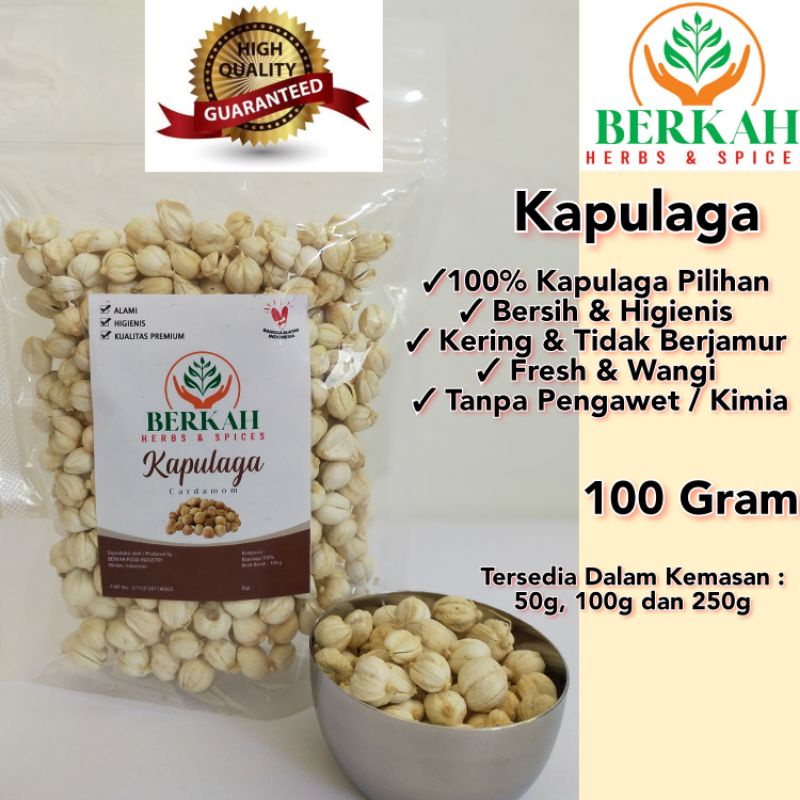 

Kapulaga Putih Lokal 100 gr Rempah Jsr Cardamom Kualitas Premium Terbaik