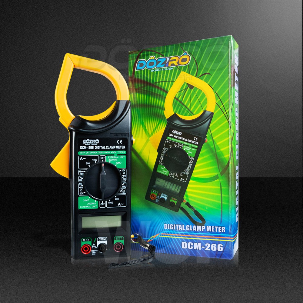 Tang Ampere DCM-266 Doziro | Digital Clamp Meter Digital Multimeter