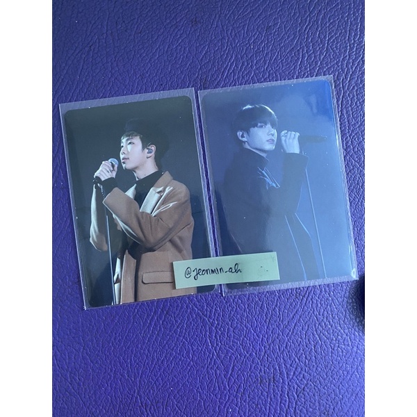 Photocard 3rd muster Jungkook RM Namjoon (condi cek desc)