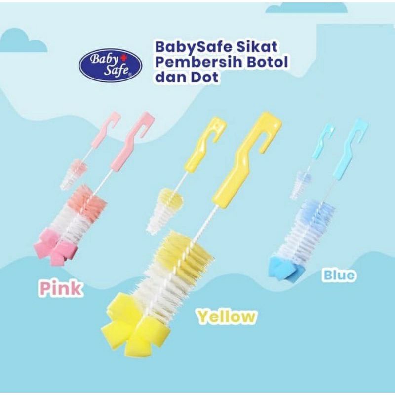 Sikat Pembersih Botol Dot Baby Safe BD037-1