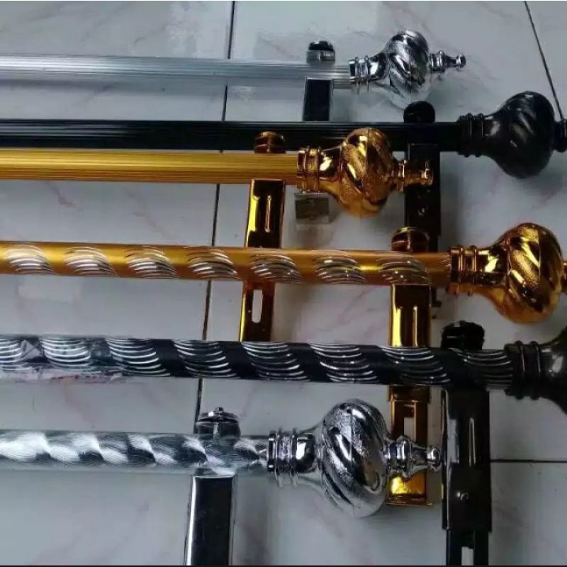 Besi Gorden Full Set / Tiang Gorden, Rollet Gorden Full set