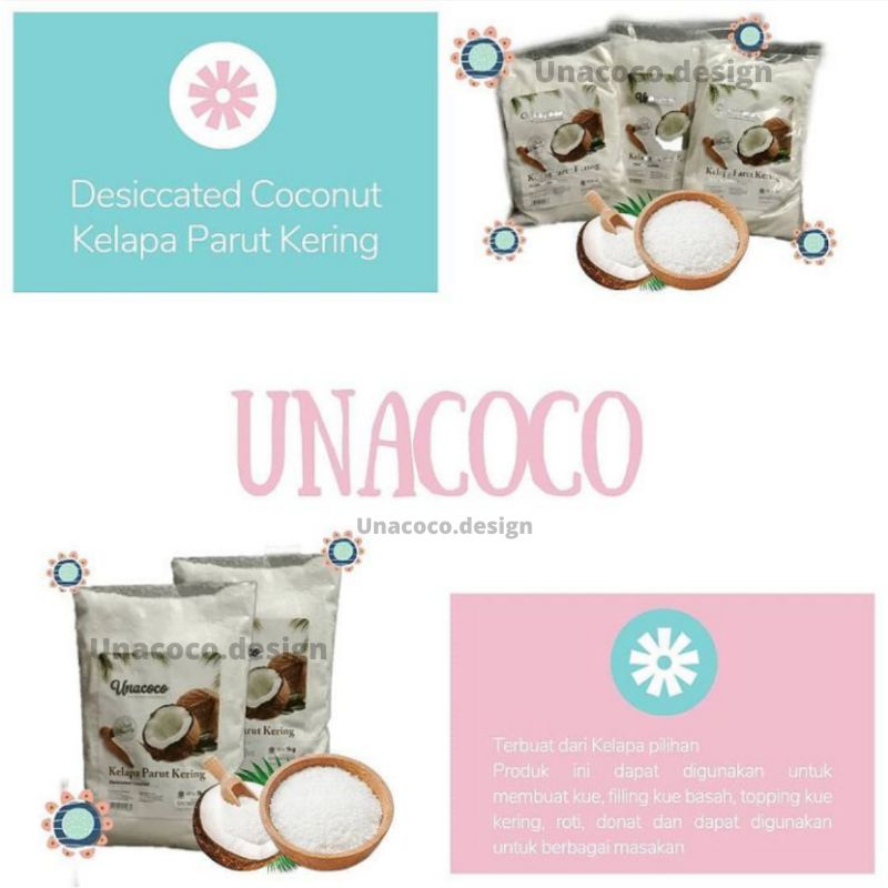 

Kelapa Parut Kering Unacoco 1Kg