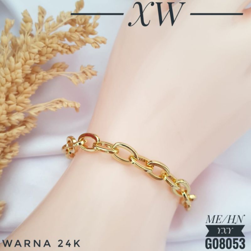 Gelang Yaxiya Rantai Gold 24k G08053