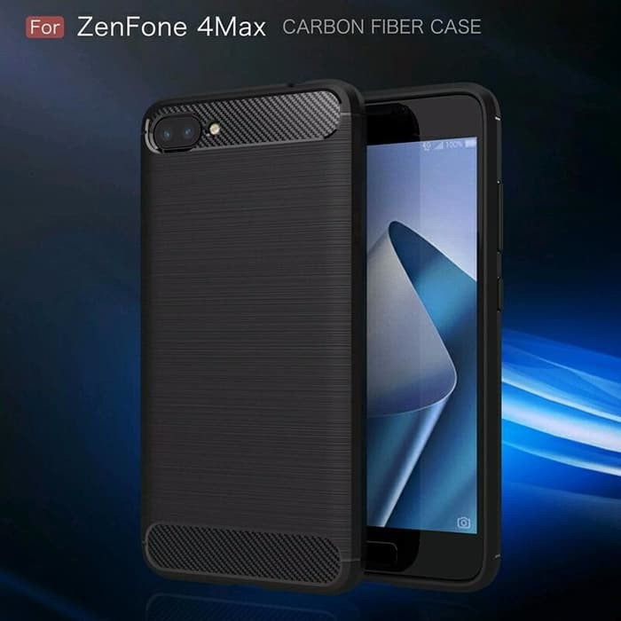 CASE ZENFONE 4 MAX PRO CASE ASUS ZENFONE 4 MAX PRO CARBON FIBER ANTI