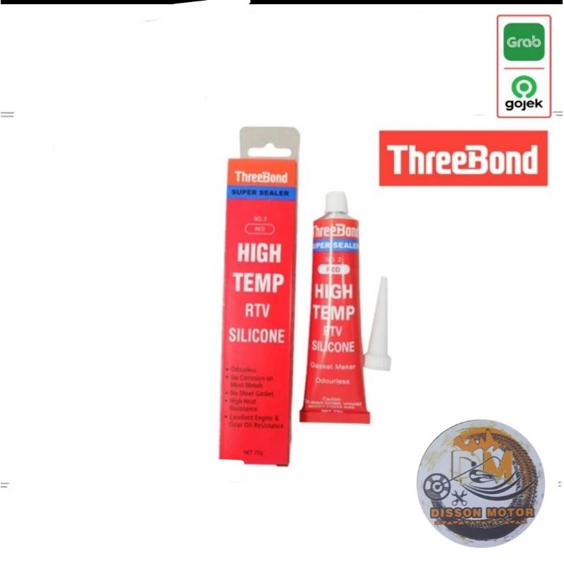 

Threebond Ret Gasket Lem Threebond merah (75gr) Lem Tribon