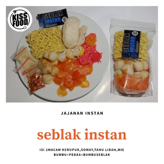 

seblak instan udah plus bumbu peraktis banget cocok buat anak kosan atau yg doyan ngemil malem malem