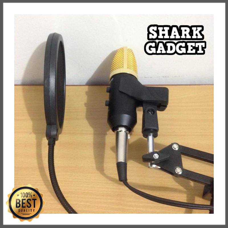 Mishad Shop -  PAKET RECORDING / KARAOKE Microphone MK-F100TL USB Mic Volume + Echo GU-5117-1708