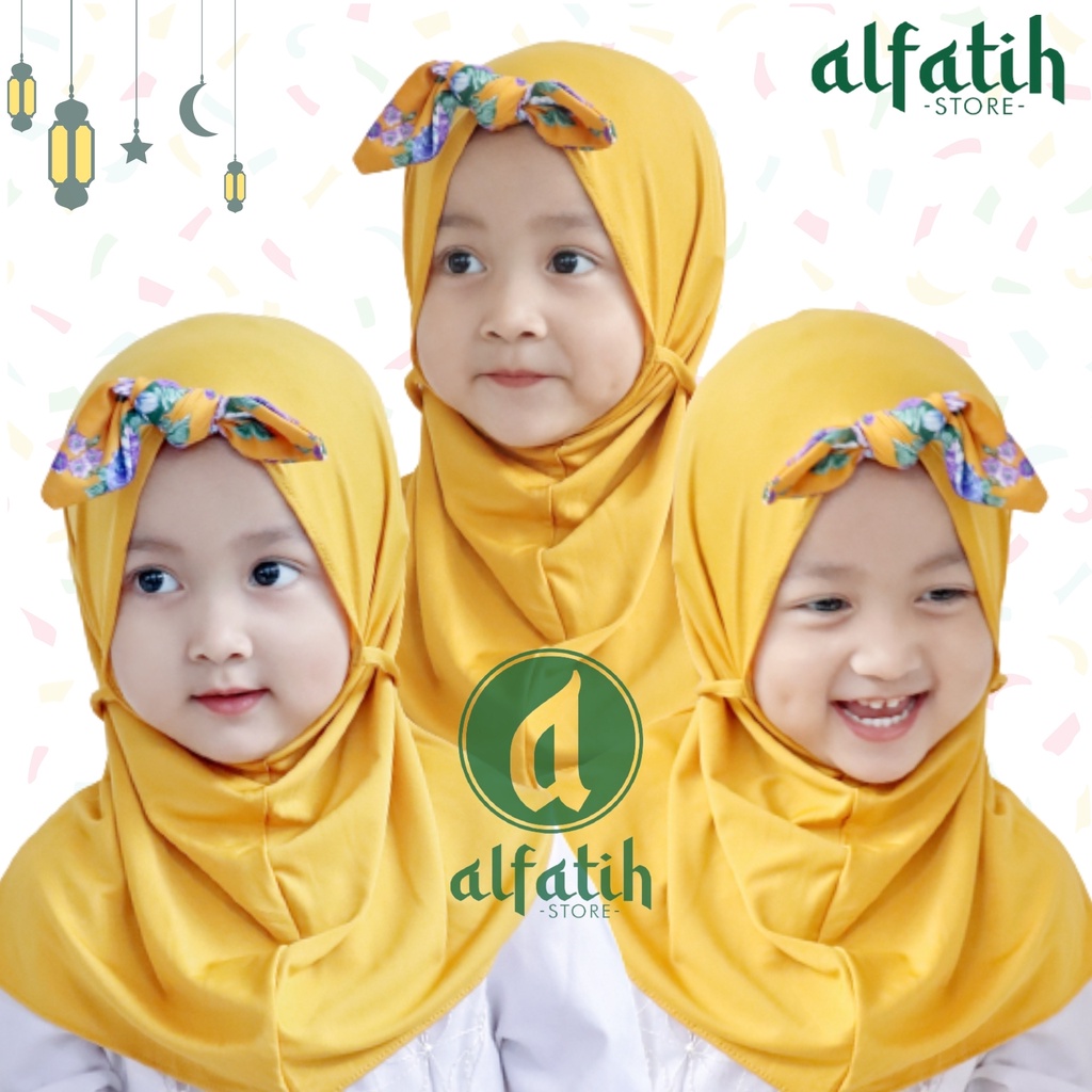 ALFATIH STORE / JILBAB ANAK SIMPUL BUNGA/ JILBAB ANAK MURAH / HIJAB ANAK TERBARU / HIJAB BAYI COD / KERUDUNG ANAK HIJAB ANAK BAYI PEREMPUAN / HIJAB ANAK / JILBAB ANAK BAYI USIA 2 TAHUN BAHAN JERSEY PREMIUM NYAMAN DI PAKAI