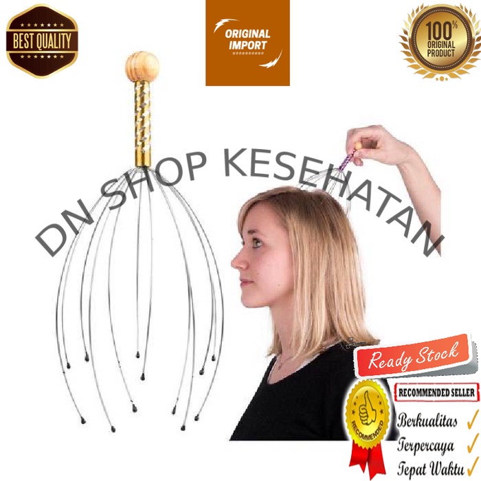 Alat Terapi Alat Pijat Kepala - Alat Terapi Kepala - Alat Kesehatan - Bokoma - Ori(Y9O9) Alat Pijat 
