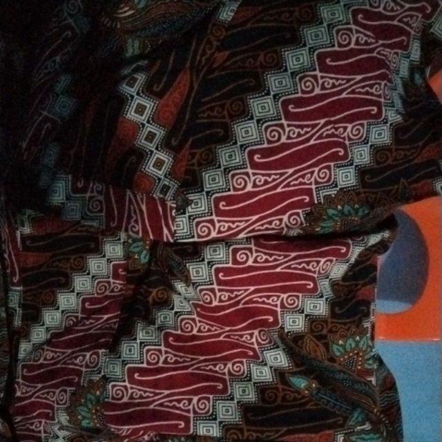 Odza Kemeja Batik Lengan Pendek Pria Patrun Slimfit Katun Original 100% Solo Pekalongan Modern Deman