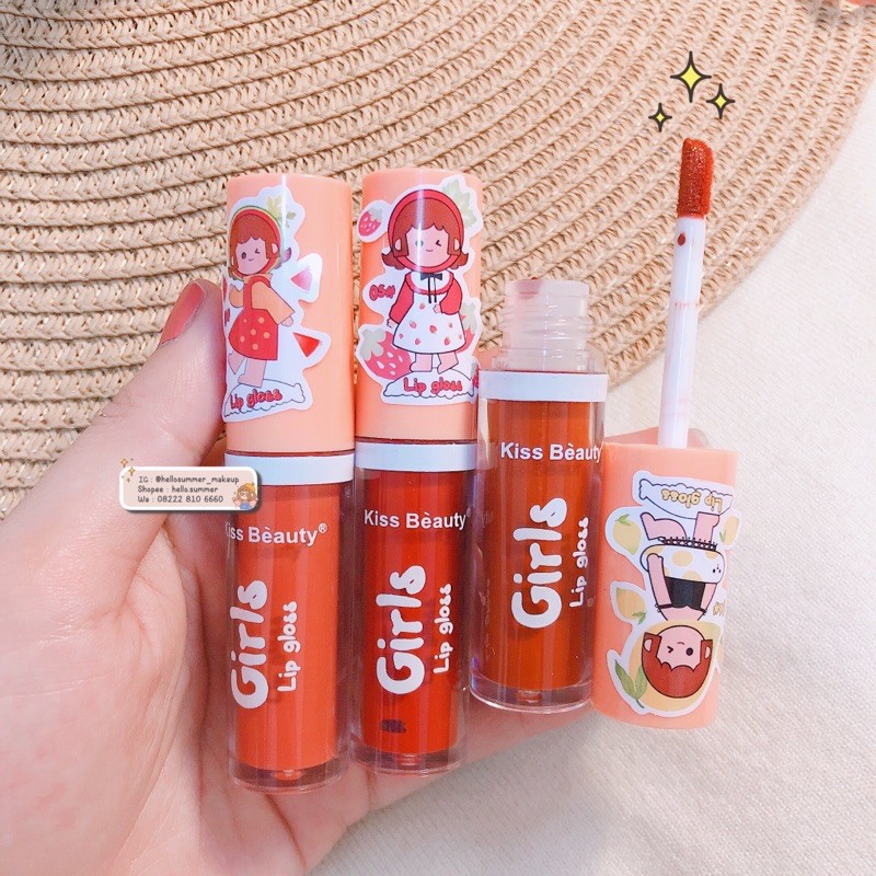 [ORI THAILAND] Kiss Beauty Girl Matte Lipgloss