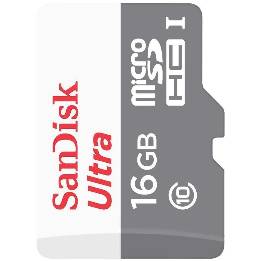 Memory Card | Micro SD 16GB SanDisk Ultra up to 80Mbps Class 10 - Garansi Resmi 7 Tahun