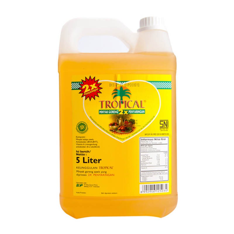 Minyak Goreng Tropical 5 Liter | Shopee Indonesia