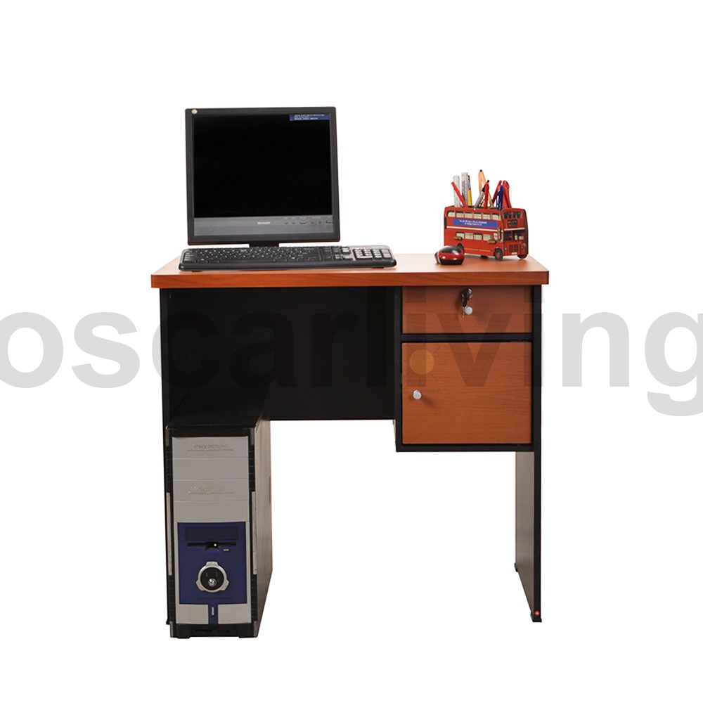 Meja Belajar Lunar MK84 Cherry Meja Tulis Minimalis
