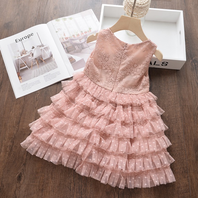 DR46-Dress Anak Pesta Fluffy Mermaid