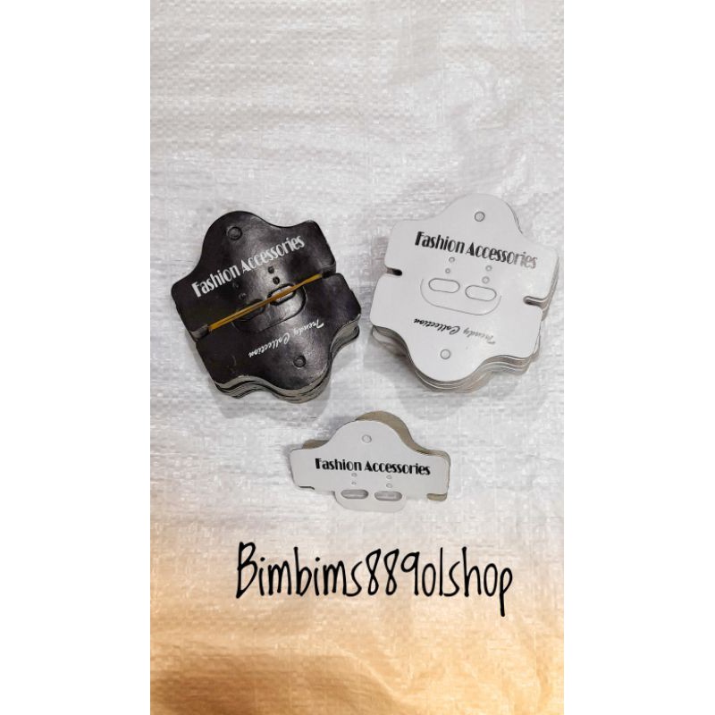 Kertas gantungan kalung/anting/giwang