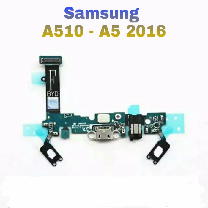 papan Conektor Charger Samsung A510F/A5 2016 + Con Tc + Mic