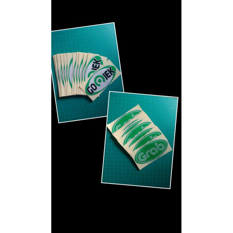 

sticker cutting ojek online