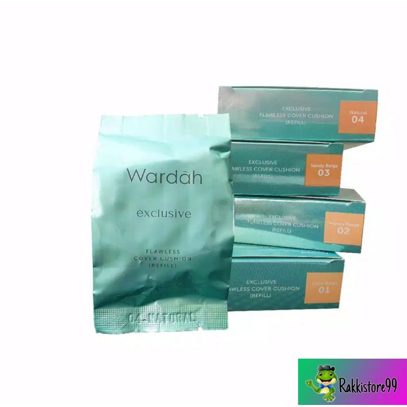 ❣️Rakkistore99❣️Wardah Refill Exclusive Flawless Cover Cushion (100% Original)