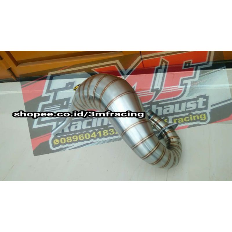 Knalpot Udang Ninja Stainless (Hanya Perut Knalpot Saja)