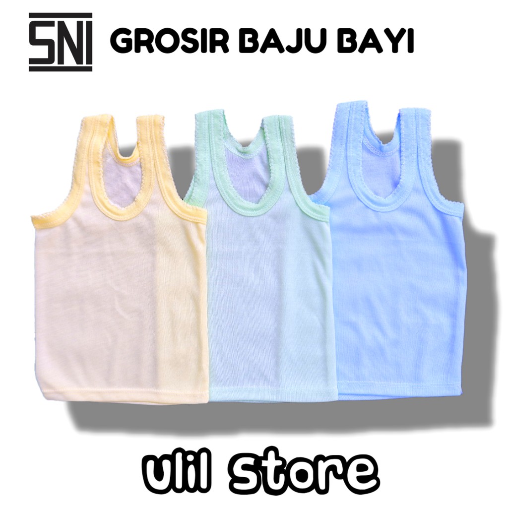 Singlet Warna / Singlet Bayi Warna / Singlet Anak / Kaos Dalam Anak / Kaos Dalam Bayi