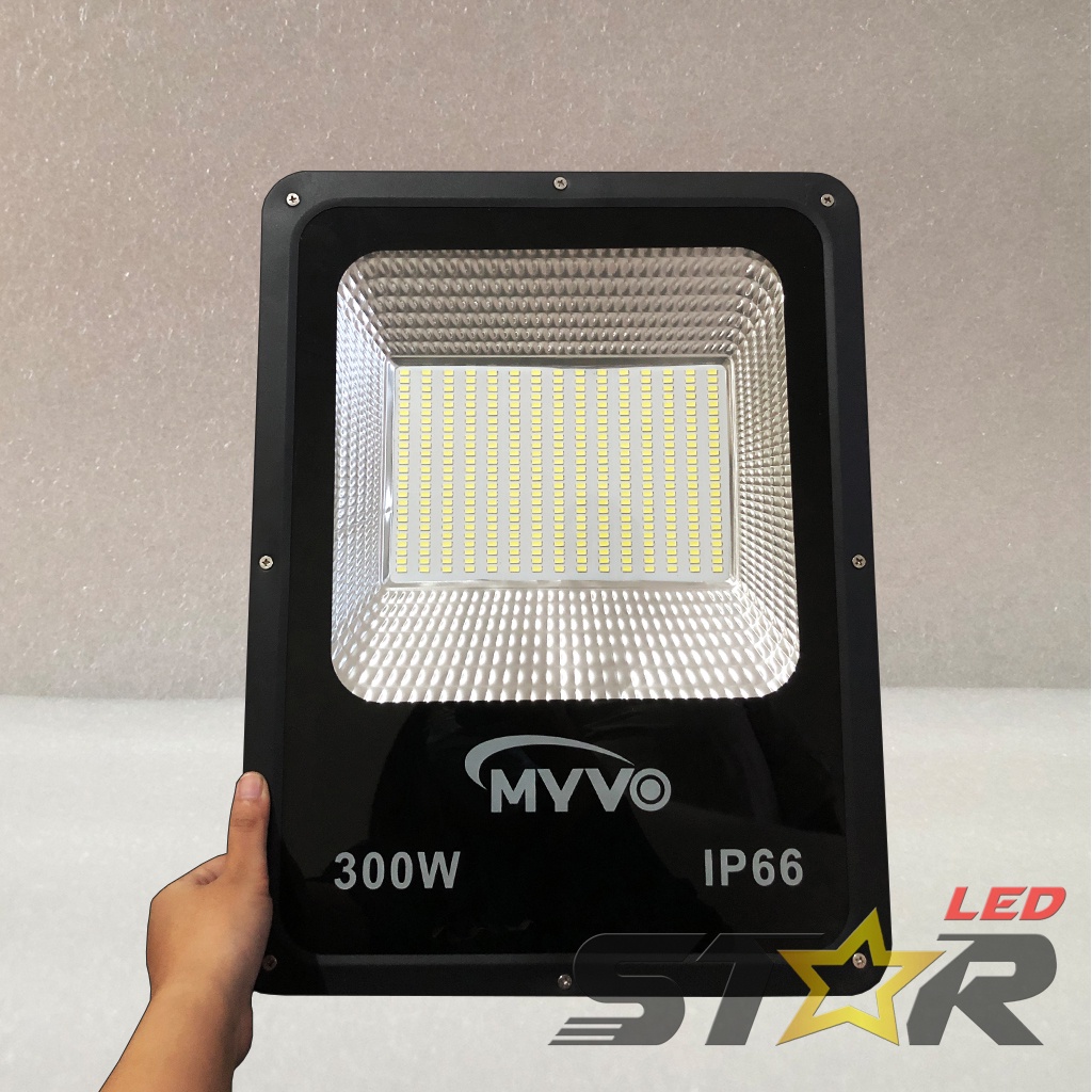 MYVO LED Floodlight 300W Lampu Kap Sorot Indoor Outdoor Flood Light IP66 Weather Proof 300 WATT Super Terang Star