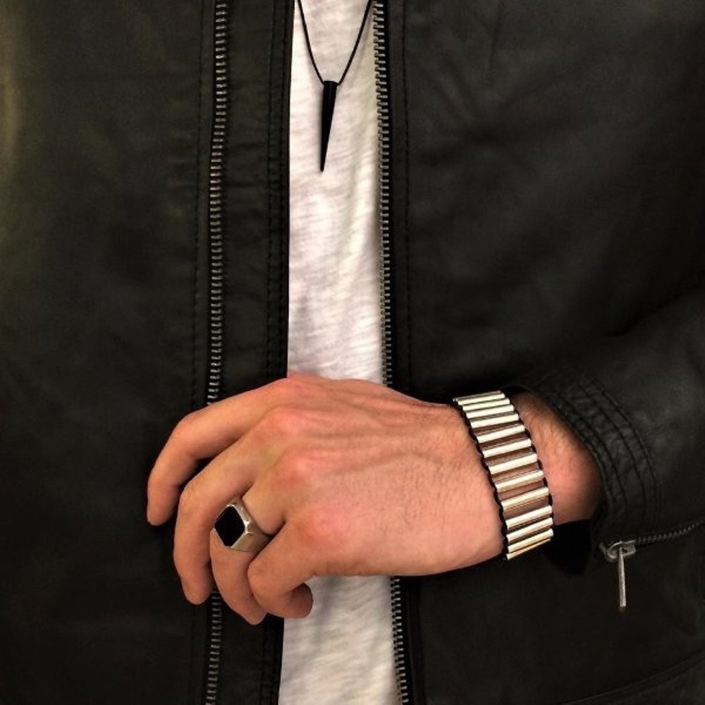 [Bayar di Tempat] CINCIN PRIA SUPER KEREN BLACK ONYX ASLI - SUPER EKSLUSIF