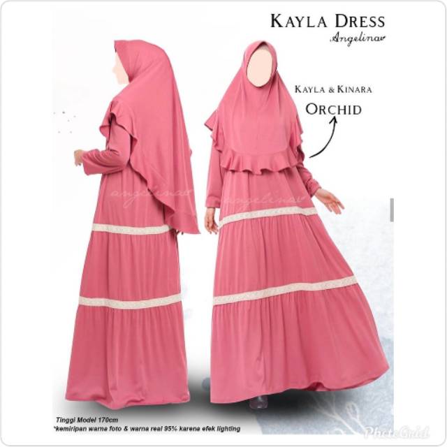 Kayla Dress Kinara Khimar Atelier Angelina