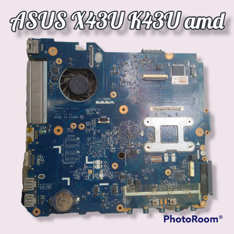 Motherboard mainboard mobo Asus K43U X43U AMD dualcore