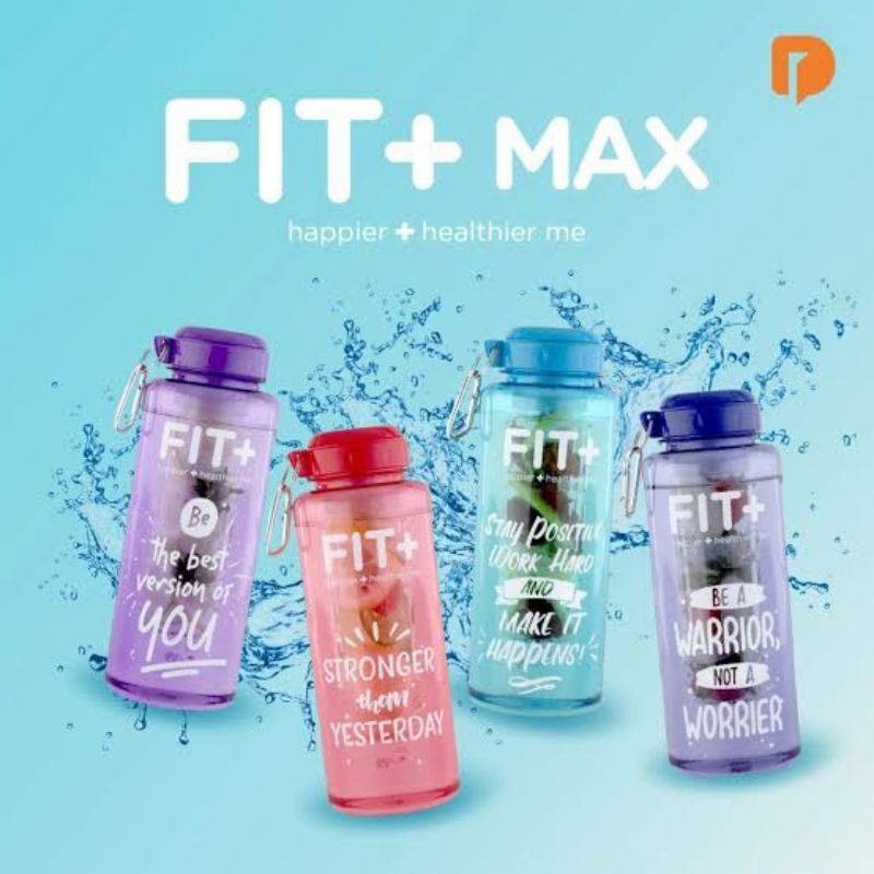 Fit + Max 1150 ML Botol Minum 1 Liter Infused Water Satuan